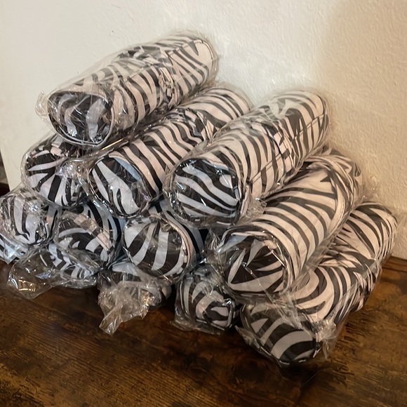 NEW Zebra Print Cosmetic Brush Holder and Bag! CAN BE PERSONALIZED! - Picture 11 of 16